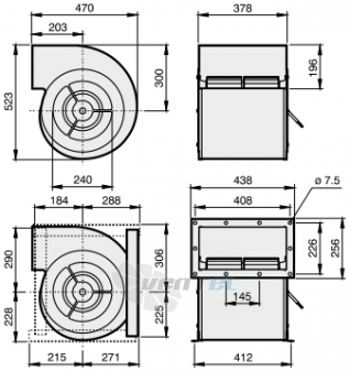 Rosenberg DRAD 281-4 - описание, технические характеристики, графики